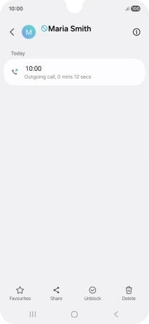 Press the Home key to return to the home screen.