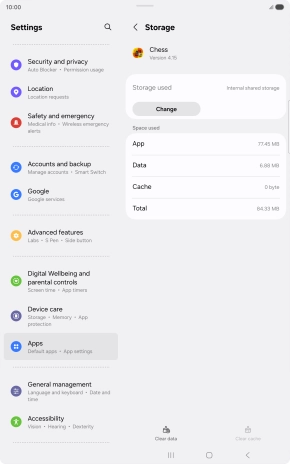 Press the Home key to return to the home screen.
