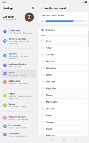 Press the required message tones to hear them.