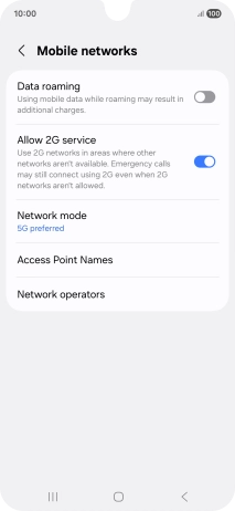 Press Access Point Names.