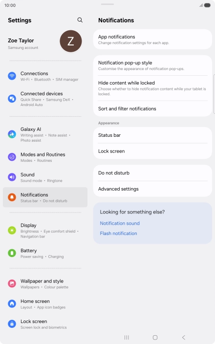 Press Do not disturb.
