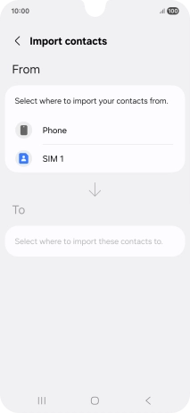 Press the name of the SIM.