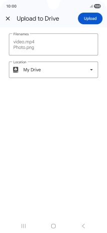 Press the field below 