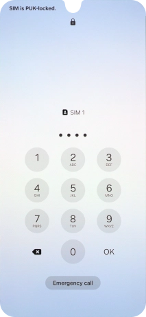 Key in the new PIN again and press OK.