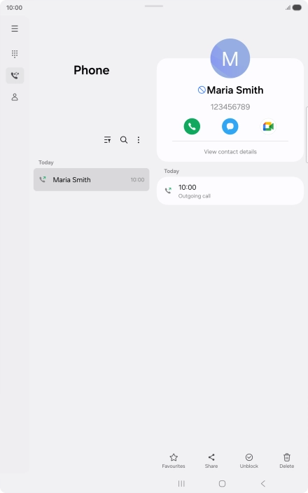 Press the Home key to return to the home screen.