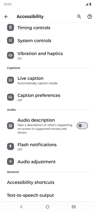 Press the required category below 