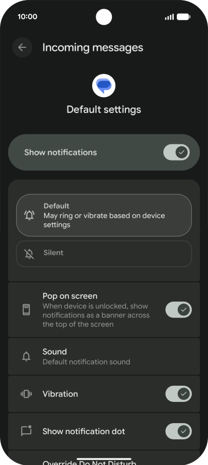 Press Sound and go to the required folder.