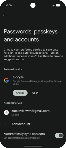 Slide your finger upwards starting from the bottom of the screen to return to the home screen.