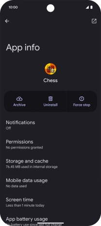 Press Storage and cache.