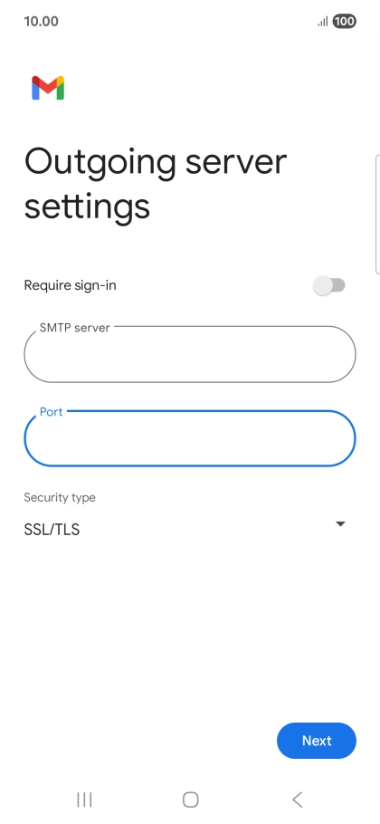 Press the drop down list below 