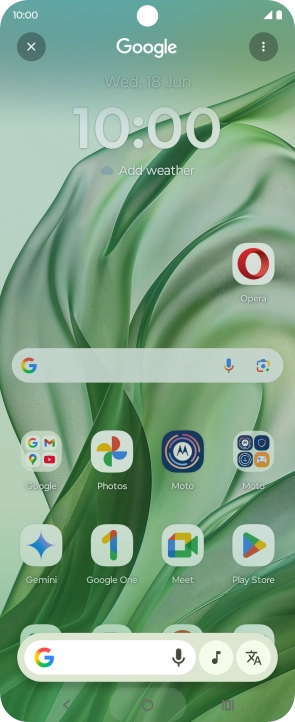You can search for music playing near you or through the speakers on your device. Press and hold the Home key.