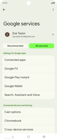 Press Search, Assistant and Voice.