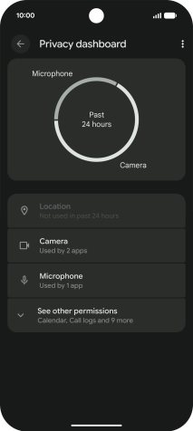 Press See other permissions.