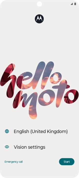 Press the field next to the language icon.