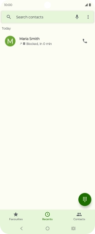Press the Home key to return to the home screen.