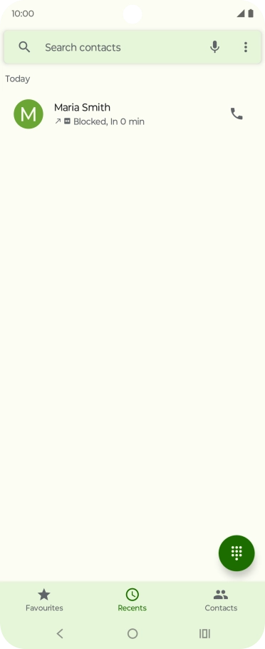 Press the Home key to return to the home screen.