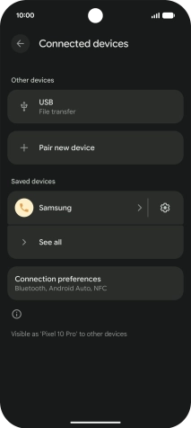 Slide your finger upwards starting from the bottom of the screen to return to the home screen.