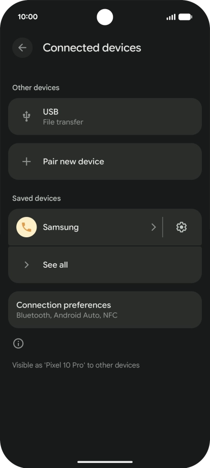 Slide your finger upwards starting from the bottom of the screen to return to the home screen.