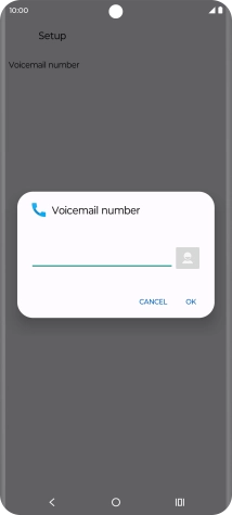 Key in +447836121121 and press OK.