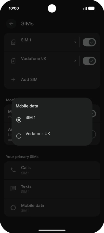 Press the required price plan.