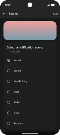 Press the required message tones to hear them.