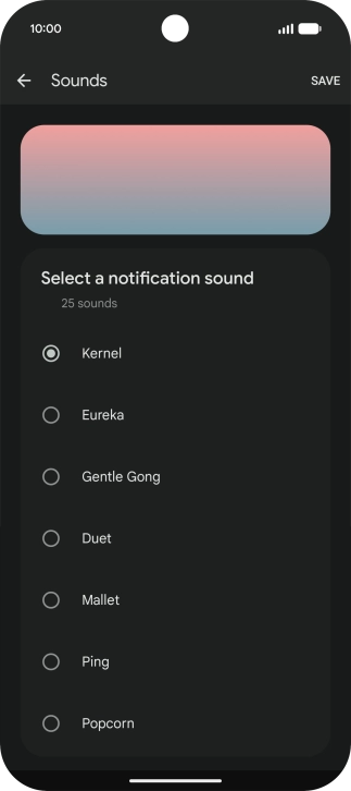 Press the required message tones to hear them.