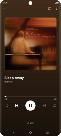 Press arrow right to go to the next audio file.