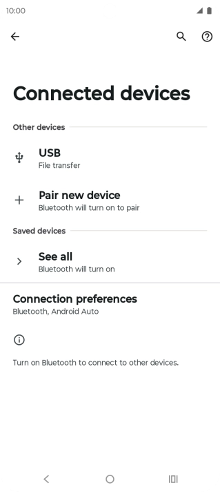 Press Pair new device.