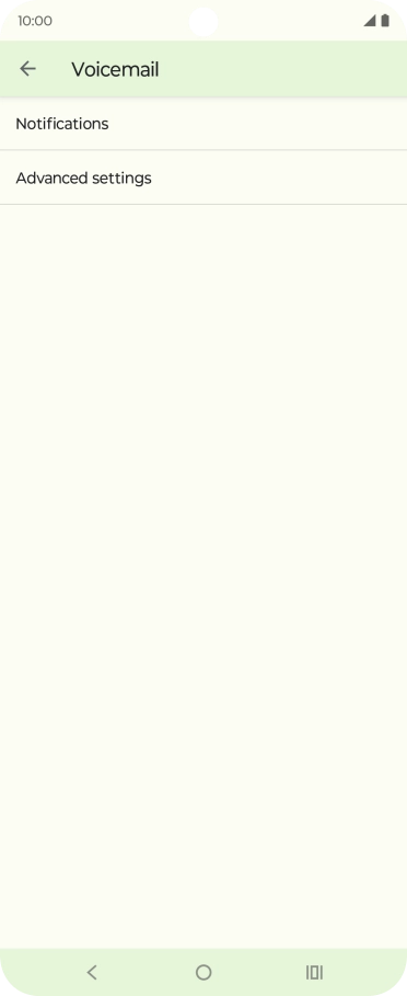 Press Advanced settings.