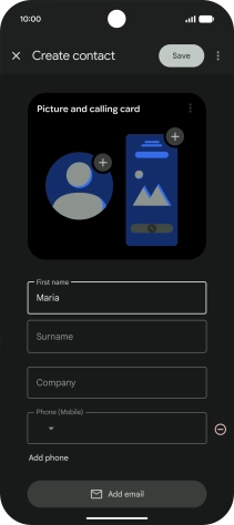 Press Surname and key in the required last name.