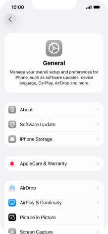 Press Software Update. If a new software version is available, it's displayed. Follow the instructions on the screen to update the phone software.