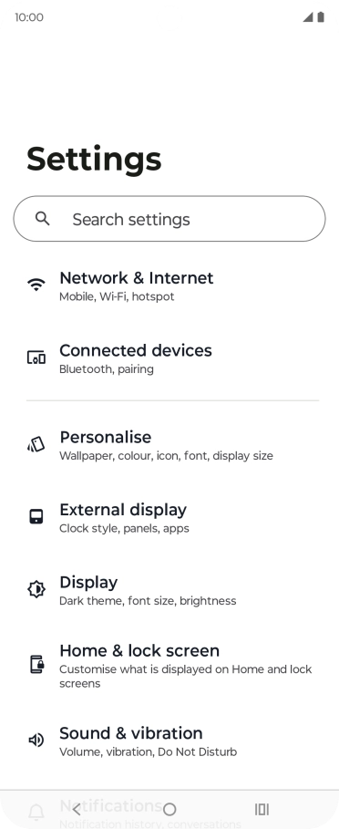 Press Connected devices.