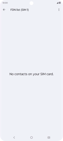 Press the menu icon.