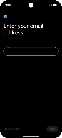 Press the field below 