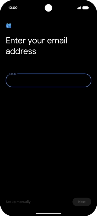 Press the field below 