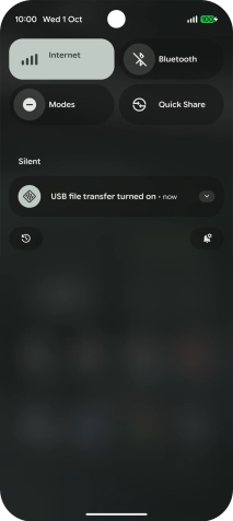 Press the drop down list.