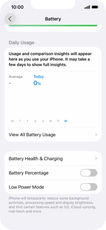 Press Battery Health & Charging.