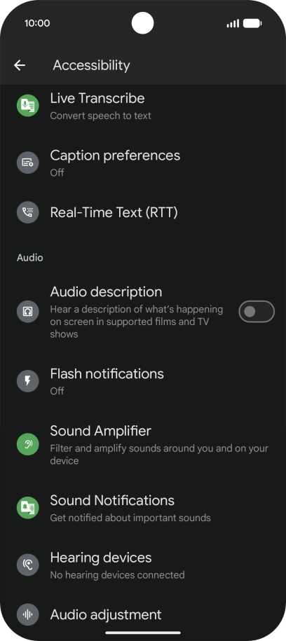 Press the required category below 