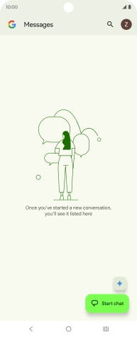 Press the profile icon.