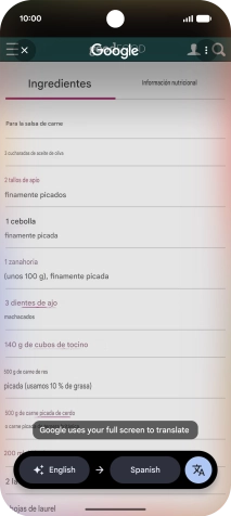 Follow the instructions on the screen to select the required language settings and use the function.