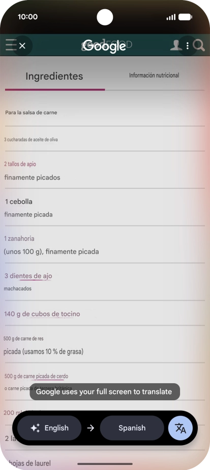 Follow the instructions on the screen to select the required language settings and use the function.