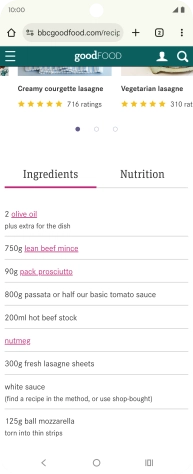 Go to the required screen.