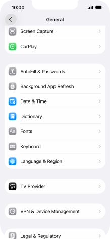 Press Background App Refresh.