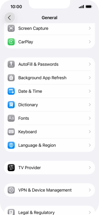 Press Background App Refresh.
