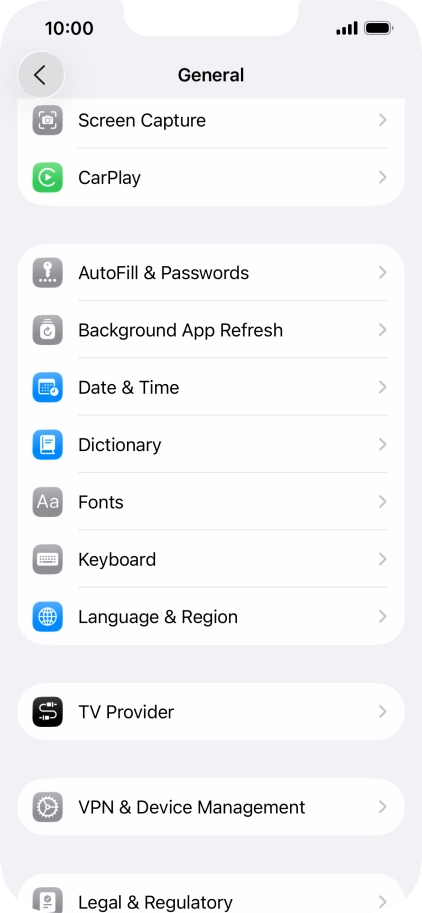 Press Background App Refresh.