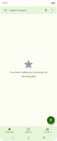 Press the menu icon.