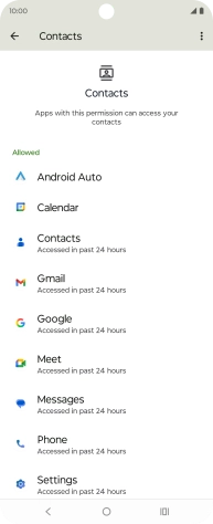 Press the required app.