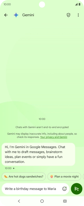 Write or say in your own words which topic you would like to use.