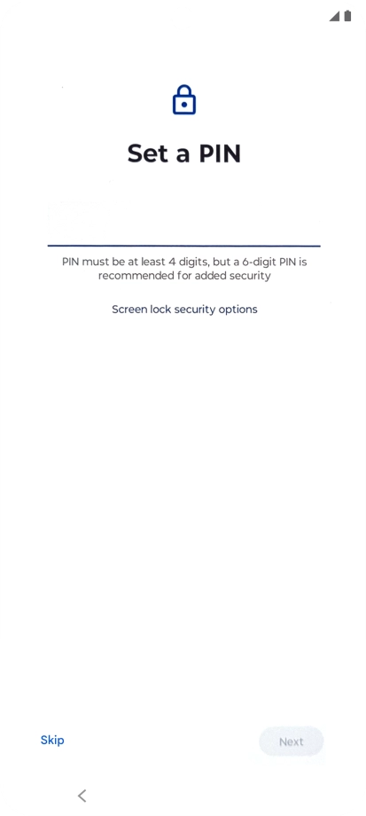 Follow the instructions on the screen to turn use of phone lock code on or off.