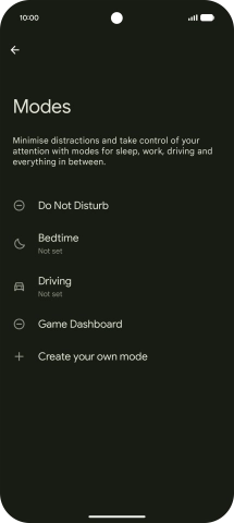 Press Do Not Disturb.